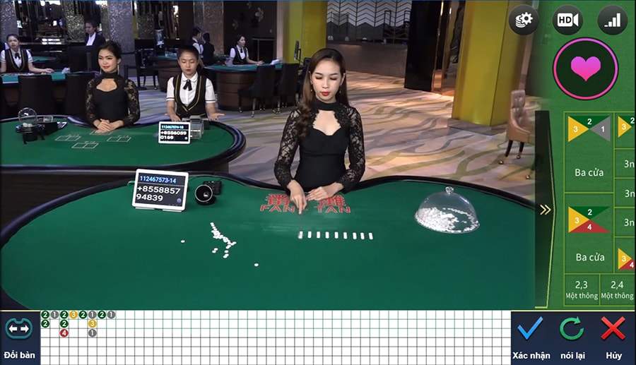 Cách chơi Fan Tan trên Casino Kubet