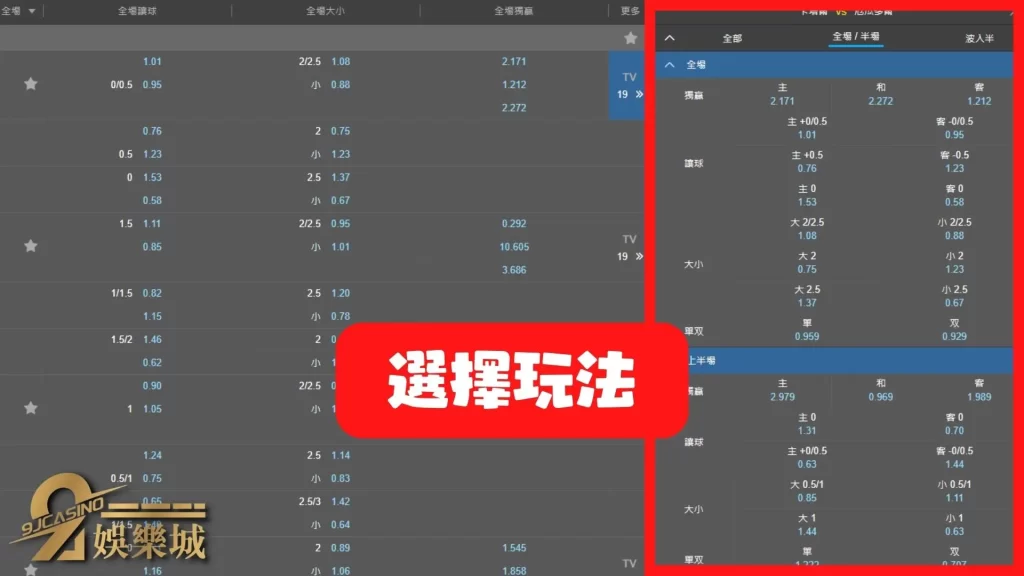 2022世足運彩投注