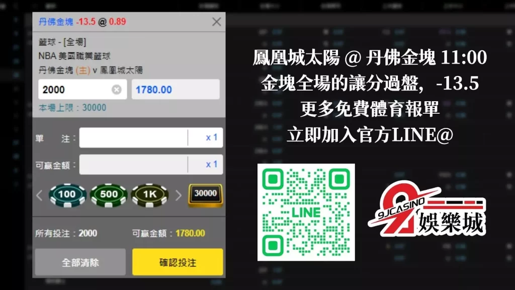 NBA：1/12 鳳凰城太陽 @ 丹佛金塊 11:00