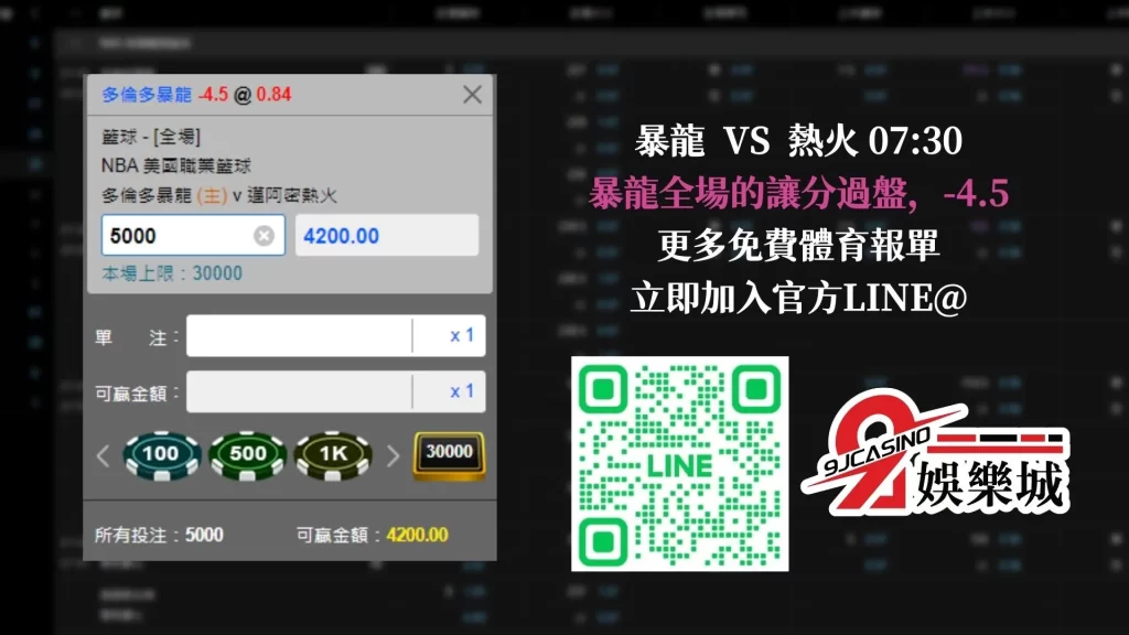 NBA賽前分析--暴龍 VS 熱火 07_30-3a娛樂城 (2)