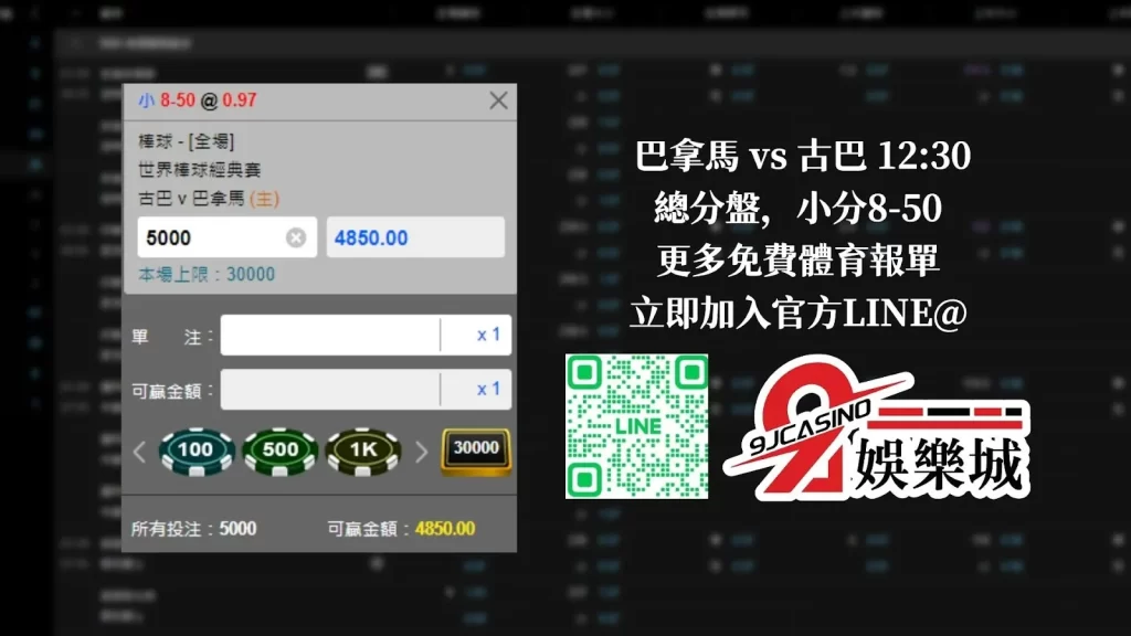 【棒球經典賽運彩分析】0310 巴拿馬 vs 古巴 12:30