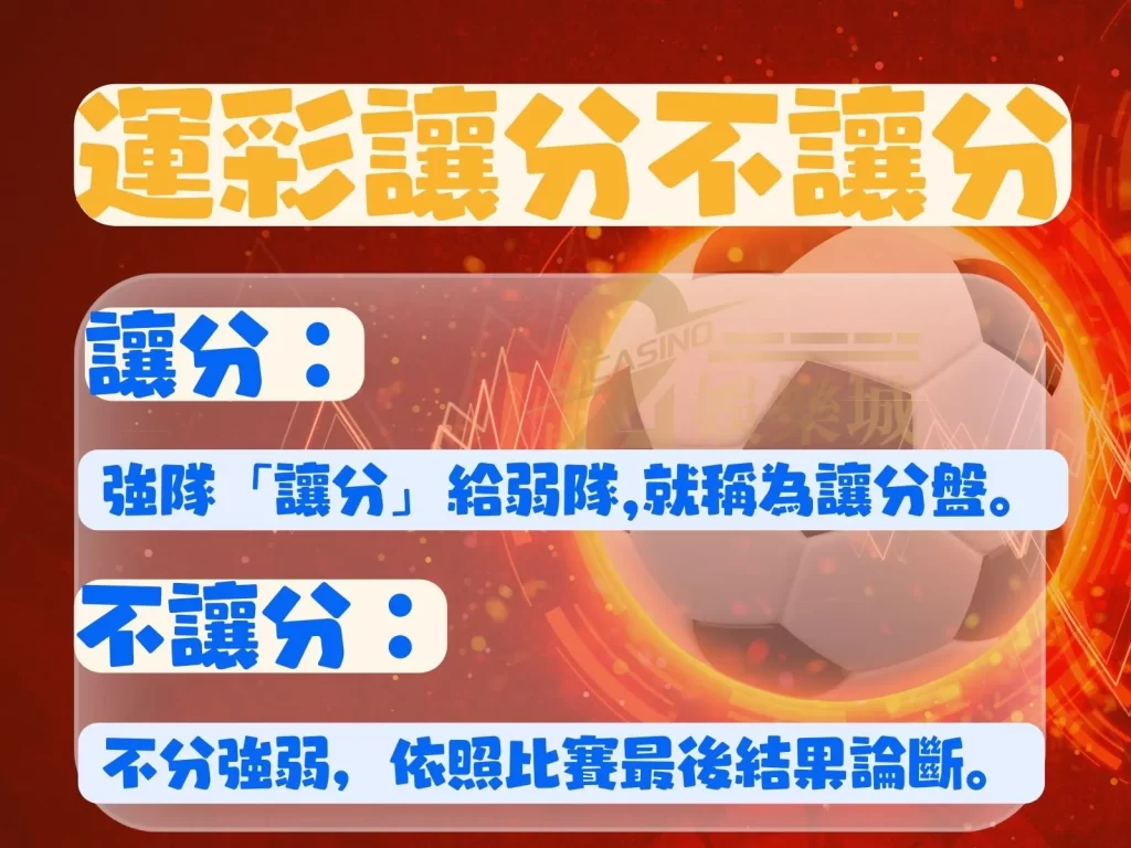 運彩讓分和局