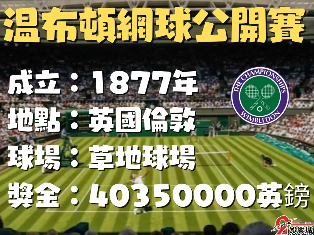 溫網 網球大滿貫 網球四大公開賽

