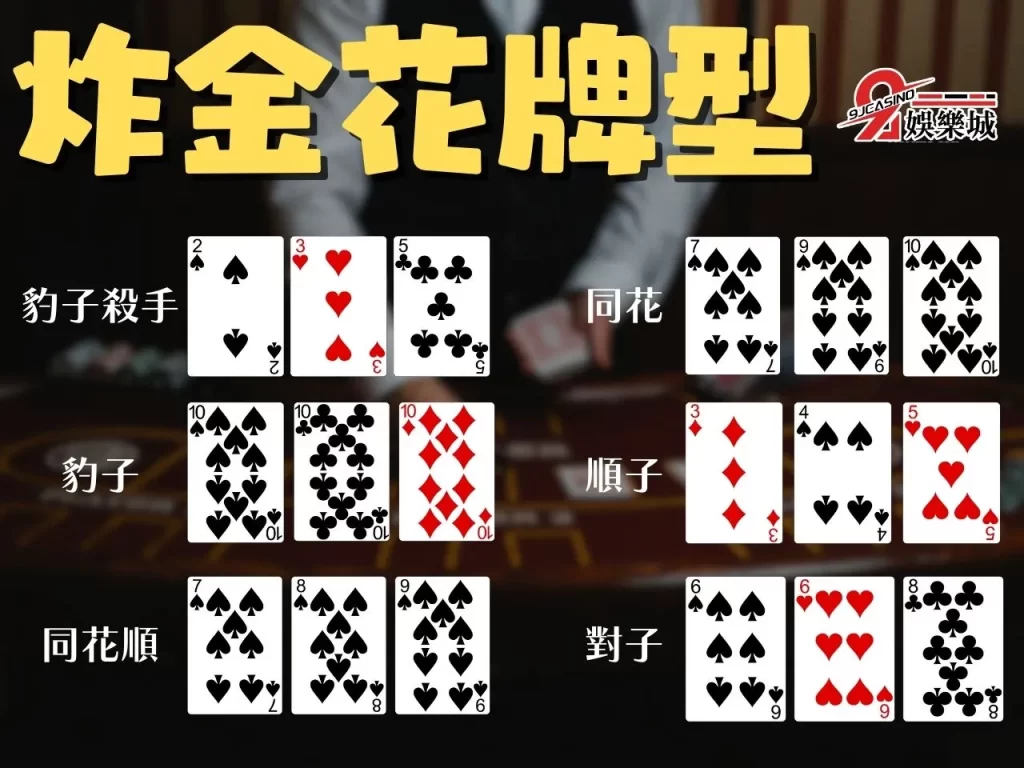 炸金花牌型 炸金花撲克牌賺錢 炸金花玩法
