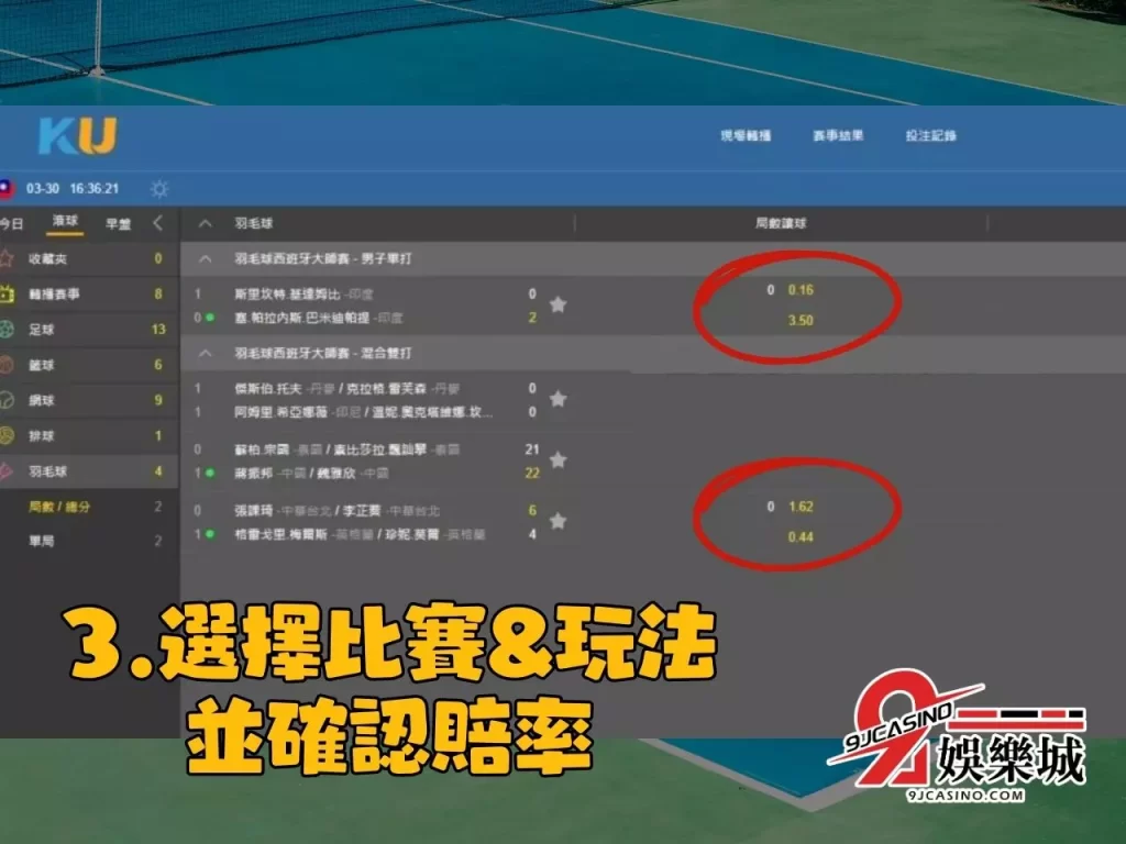 線上羽球投注 羽球運彩玩法 運彩羽球2023
