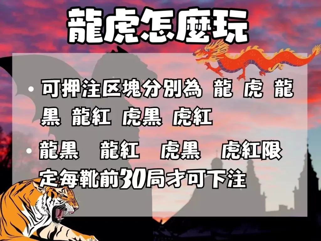 線上龍虎 龍虎玩法 龍虎規則